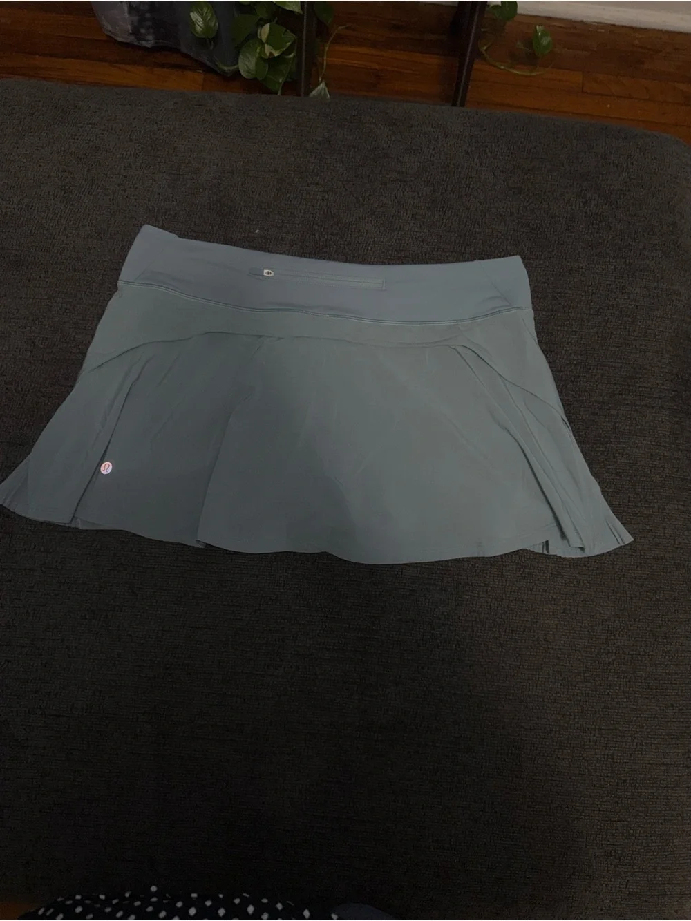 Lululemon Pace Rival Skirt Size 12 Light Blue Pleated Tennis Golf Athletic